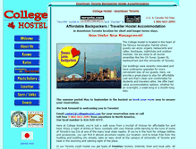 Tablet Screenshot of collegehostel.com
